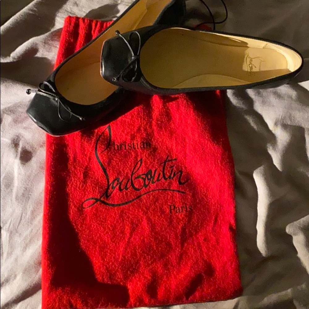 Authentic Christian Louboutin Rosel flats.